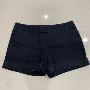 Express 4 Inch Inseam Denim Shorts Dark Navy Women's 10R